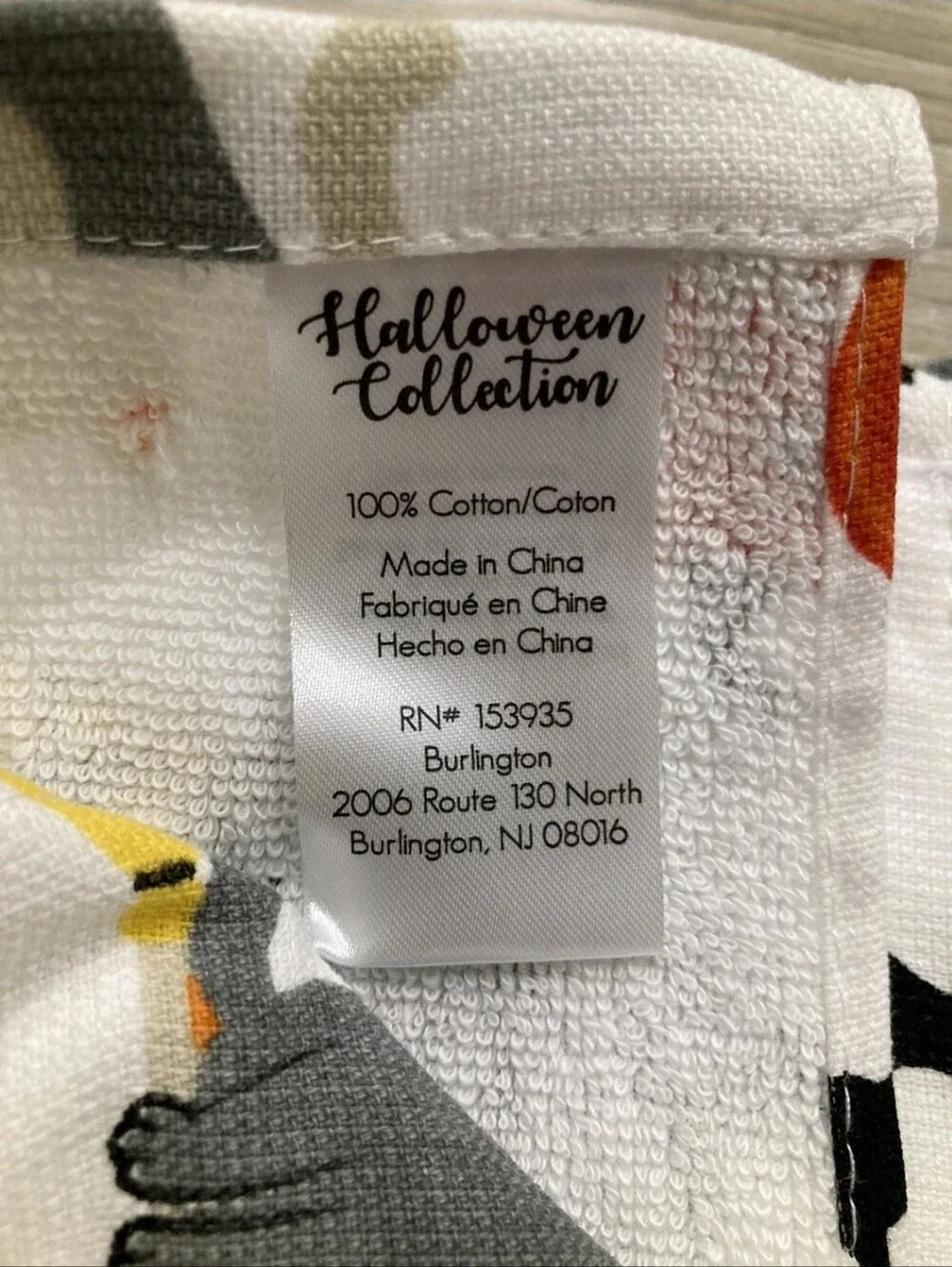 Halloween Dog Cat In Costume Kitchen Towel Lot Of 4 Dekostyle Burlington Cotton